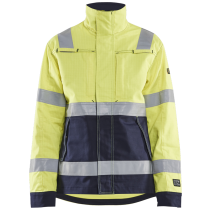 Blaklader Multinormjakke – Olje- og vannavvisende (Dame, Gul/Marine, Størrelser XS-3XL), 1 Stykk, SSK-B227