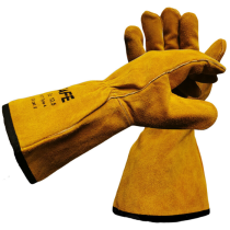Jobsafe Helfôret sveisehanske 20.300-10,5, Oksepalte, Gul, Størrelse 10.5, 1 Par, SSS-3155