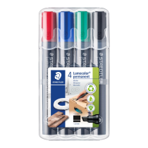 STAEDTLER Lumocolor Permanent Marker Sett (2-5mm, Assorterte Farger), SDC-510