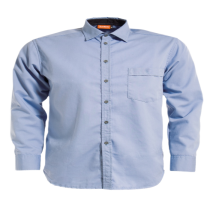 Tranemo Skjorte Stretch – Flammehemmende, Komfortabel  (63549115-XS, Lyseblå, 1 Stykk, størrelse-XS)