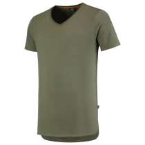 Tricorp V-hals Premium T-skjorte for menn, Army, 1 Stykk, SUT-104003-Haeren-3XL, størrelse 3XL