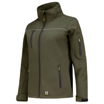 Tricorp Collar Dame Luxury Softshell, Army, 1 Stykk, SUT-402009-Haeren-3XL, størrelse 3XL