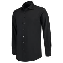 Tricorp Halvvidspredt Fitted Stretch-skjorte, svart, 1 Stykk, SUT-705008-Svart-375, størrelse 375