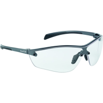 Bolle Safety Silium+ Clear Lens Industribriller, svart, SBS-SILPPSI