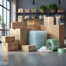 Frakt- og emballasjemateriell