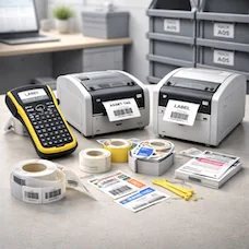 Etikettskrivere og merkemaskiner