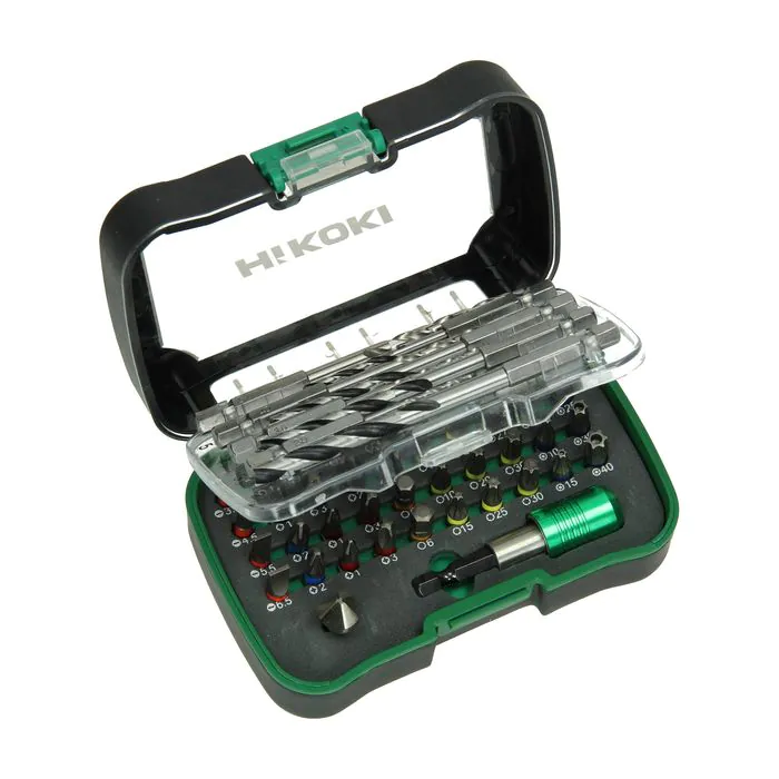 Hikoki Bor-Skrumaskiner Akku Bitsboks 1/4 50-Pcs – Allsidig, Høy Kvalitet(750365, 1 Sett)