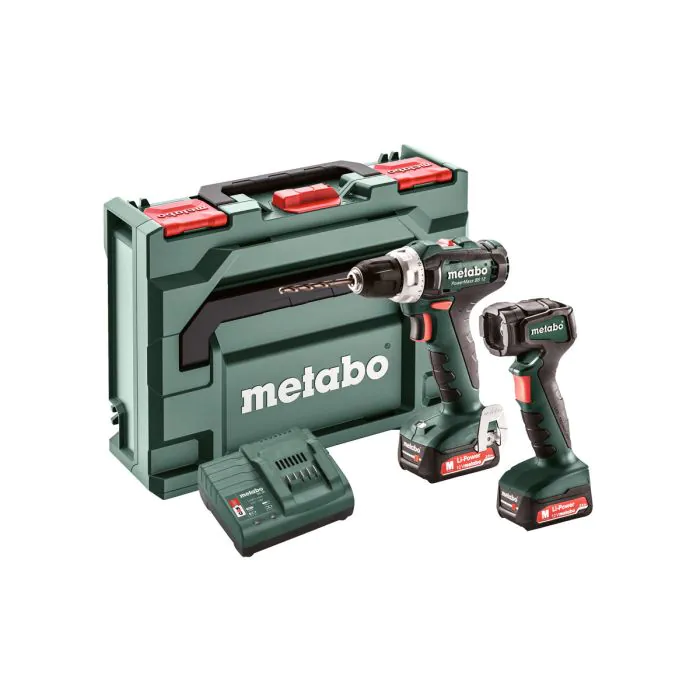 Metabo Set PowerMaxx BS 12 Batteri bor-skrutrekker, SME-601036900