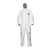 DuPont Tyvek 500 Xpert Korttidsdress – Sterk, Pustende ( 1055-S, Hvit, 1 Stykk, Størrelse-S )