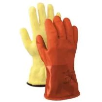 Showa 465 Hansker – Robust, Vinterbeskyttelse ( 1196-8/M, Oransje/Gul, 1 Par, Størrelse-8/M )