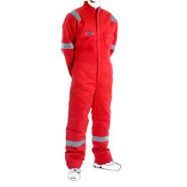 Jobmaster Antiflame Kjeledress – Høy Slitestyrke ( 915235-46, rød, 1 Stykk, Størrelse-46 )