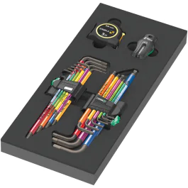 Wera L-nyckelsats med Skuminnsats – Høy Kvalitet  ( 05150140001, 1 Boks )