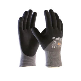 ATG MaxiFlex Ultimate 3/4 hansker, unisex, grå, 12 par, størrelse 7-12, SBG-1000304