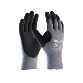 ATG MaxiCut Oil 4C hansker, unisex, blåmelert, størrelse 6-11, 12 par, SBG-1000307