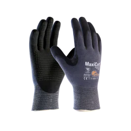 ATG MaxiCut Ultra 4C DT HT hansker, unisex, blå, størrelse 6-12, 12 par, SBG-1000309