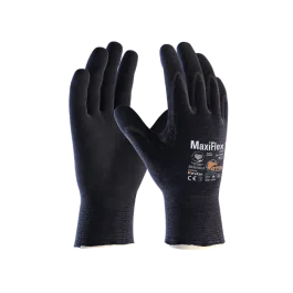 ATG MaxiFlex Cut Kevlar 3D hansker, unisex, svart, 12 par, størrelse 7-11, SBG-1000317