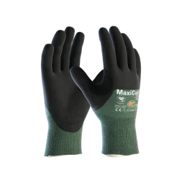 ATG MaxiCut Oil 3B 3/4 hansker, unisex, mørkegrønn, størrelse 7-11, 12 par, SBG-1000320
