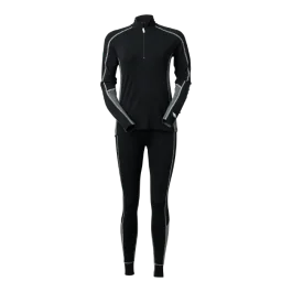 South West Whitney Undertøy, Dame, Fargevalg: Svart og Gråmelert, Størrelser: XS til XXL, SBG-1000400