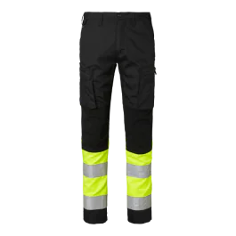 Top Swede 220 Servicebukser, Herre, Svart/Navy/fluorescerende gul, Størrelse C44-D120, SBG-1000828