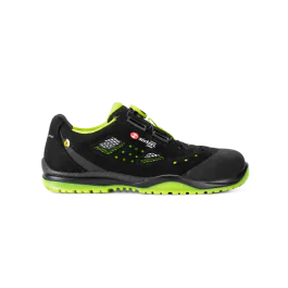 Sixton Meneito Boa sikkerhetssandal S1P, unisex, svart, størrelse 35-47, SBG-1001224