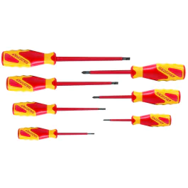 Gedore Blue Line, VDE 2170-2160 PH-077, 7-stk VDE-skrutrekkersett, 2,5-6,5 PH, 1 sett, SGD-1616048