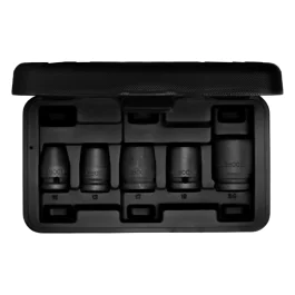 Gedore Blue Line, K 19-028, 5-stk bilstøtkontaktsett 1/2 tommer sekskant 10-24 mm, 1 sett, SGD-1646923