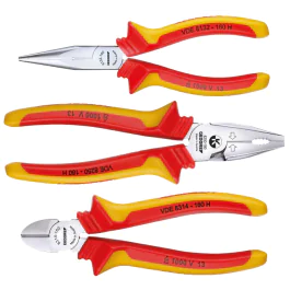 Gedore Blue Line, 1102-002 VDE, 3-stk VDE-tang i L-Boxx Mini, 1 sett, SGD-1692291