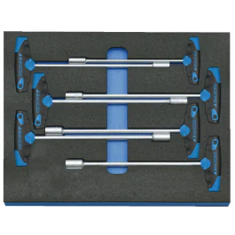 Gedore Blue Line, 2005 CT2-2133 T, 7-stk mutterdriversett i CT-modul, 1 sett, SGD-2016532