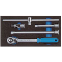 Gedore Blue Line, 1500 CT1-1993 U-20, Check-Tool-innsats med sortiment, 1 sett, SGD-2309114