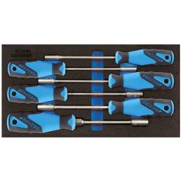 Gedore Blue Line, 1500 CT1-2133, 6-stk Check-Tool-innsats med sortiment, 1 sett, SGD-2309122