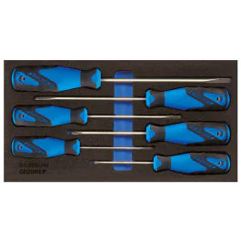 Gedore Blue Line, 1500 CT1-2150 PH, 6-stk Check-Tool-innsats med sortiment, 1 sett, SGD-2309130