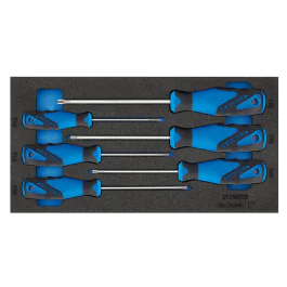 Gedore Blue Line, 1500 CT1-2163 TX, 6-stk Check-Tool-innsats med sortiment, 1 sett, SGD-2309157