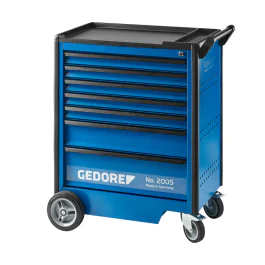 Gedore Blue Line, 2005 0511 E, Verktøyvogn med sikre låseskuffer, 1 stk., SGD-2827379