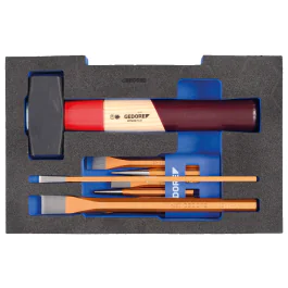 Gedore Blue Line, 1100 CT1-350, meiselsett i 1/2 L-Boxx 136-modul, 1 sett, SGD-2835932