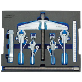 Gedore Blue Line, 1100 CT2-1.04/12A, Avtrekkersett i 2/2 l-Boxx 136-modul, 1 sett, SGD-2927268