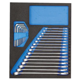 Gedore Blue Line, TS CT2-7, kombinøkkelsett i 2/4 Ct verktøymodul, 1 sett, SGD-2957213