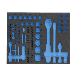 Gedore Blue Line, EI-TS CT2-D19-D20, Empty Check-Tool Module, 1 stk., SGD-2957256