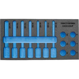 Gedore Blue Line, EI-1500 CT1-IN 19LKM, Empty Check-Tool Module, 1 sett, SGD-2957647