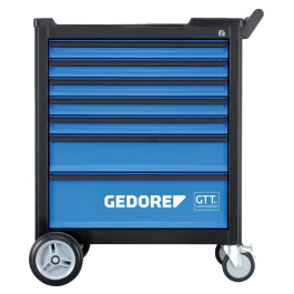 Gedore Blue Line, GTT B7, Verktøyvogn med 7 skuffer, 1 sett, SGD-3106659