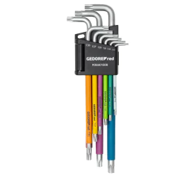 Gedore Red Line, R36401009, 9-stk offset skrutrekkersett TX T10-50, 1 sett, SGD-3301333