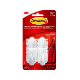 3M Command Krok – Enkel Oppheng uten Skader (3M7100117769, 1 Eske)