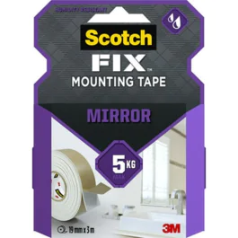 3M Scotch-Fix Monteringstape – Sterk, Vannavstøtende (3M7100263307, 12 Eske)
