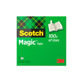 3M Scotch Magic Teip – Usynlig, Langvarig Klebeevne (3M8102566, 36 Eske)