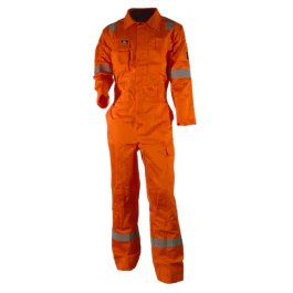 Bulldog Kjeledress – Flammehemmende, Høy Slitestyrke, Oransje, Størrelser 42-68, SBD-5208