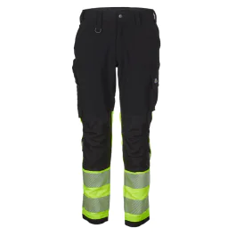 Bulldog 4-veis Stretchbukse – Moderne og Komfortabel Design (Gul/Svart), SBD-5745
