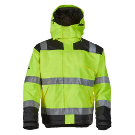 Bulldog Vattert Jakke – Lett, Pustende og Vannavstøtende (Gul/svart, Størrelser S-5XL), SBD-5750-1