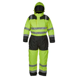 Bulldog Vattert Kjeledress – Høy Synlighet (Gul/svart, Størrelser S-5XL), SBD-5760