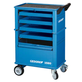Gedore Blue Line, 1580, Verktøyvogn med 4 skuffer, 1 stk, SGD-6627550