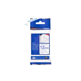 Brother TZe Tape – 12mm, Holdbar, Vannavstøtende (BROTZFA3, 1 Eske)