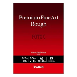 Canon FA-RG1 Premium Fine Art Grovt Papir, 25 Ark (Pakke med 3), SDC-622